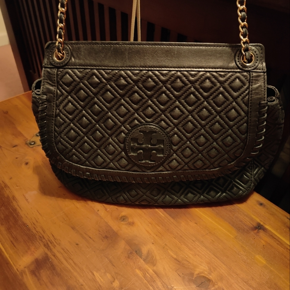 Tory Burch Marion fold over shoulder bag.